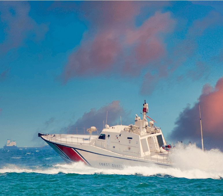 Components of Coast Guard Rescue Boat Training